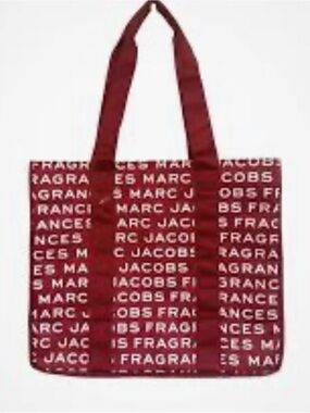 Marc Jacobs Red Logo Tote Bag